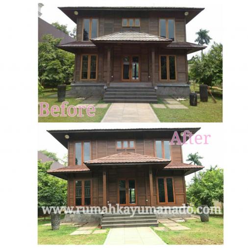 rumah kayu minimalis